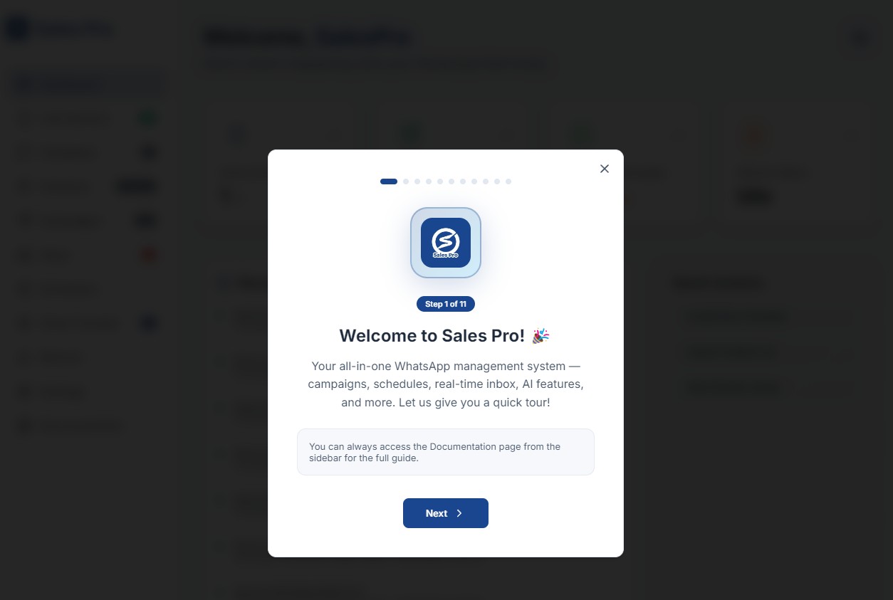 SalesPro Whatsapp project thumbnail